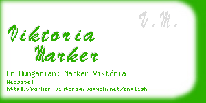 viktoria marker business card